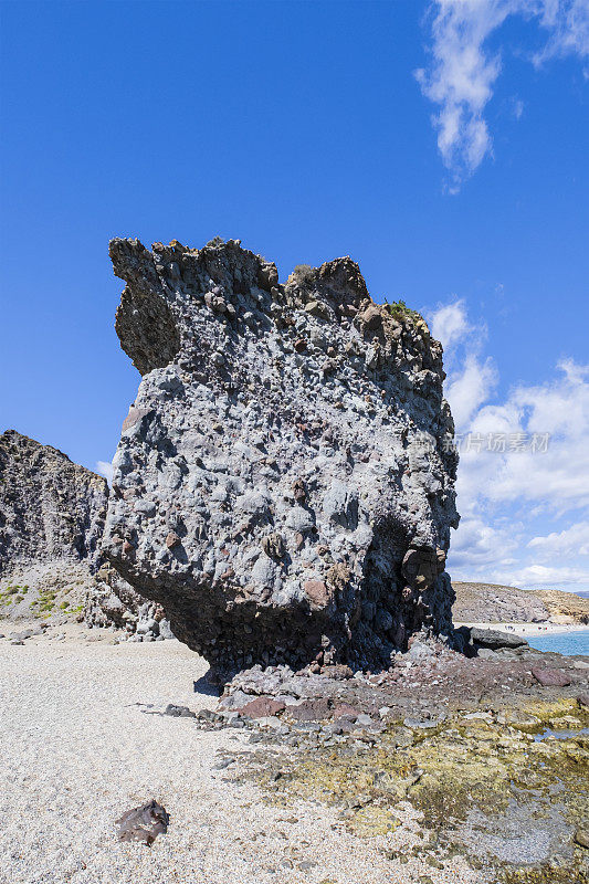 Playa de Los Muertos, Cabo de Gata-Níjar自然保护区的海滩之一-西班牙